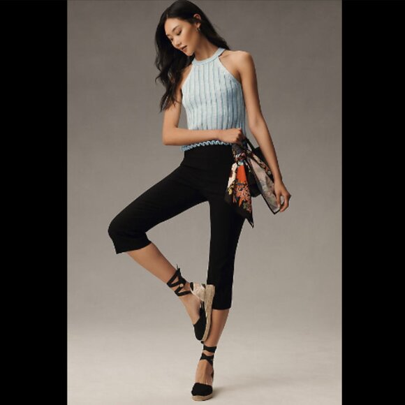 Brand New Pilcro Halter Ribbed Knit Sweater Tank - Picture 3 of 8